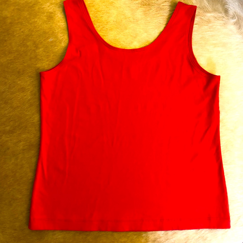 Sale - 2/$20 Eileen Fisher M Tank Bright Coral